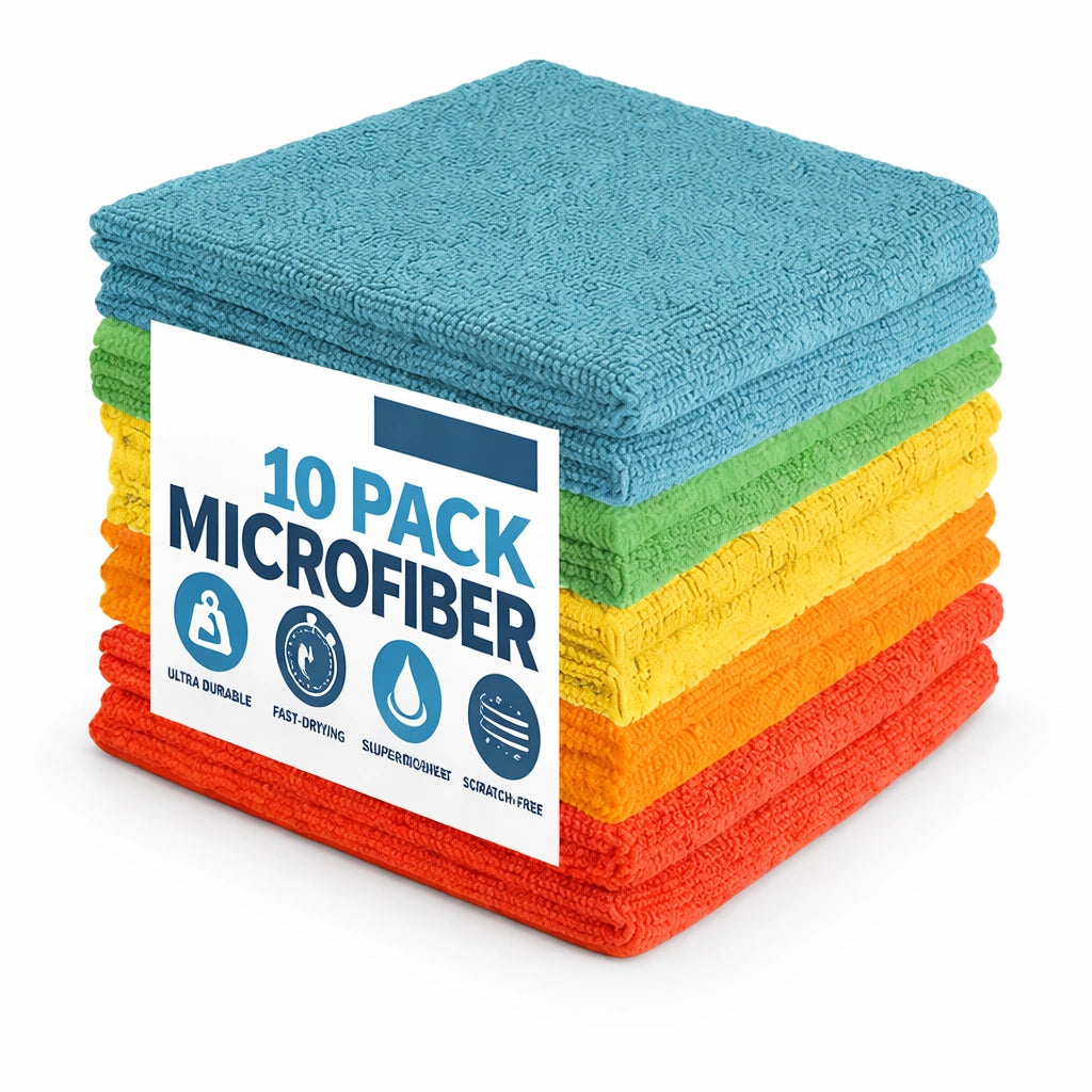 Microfiber Cloth (10 Pack)
